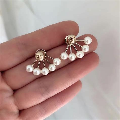 dior la petite tribale earrings|Dior tribal earrings real pearl.